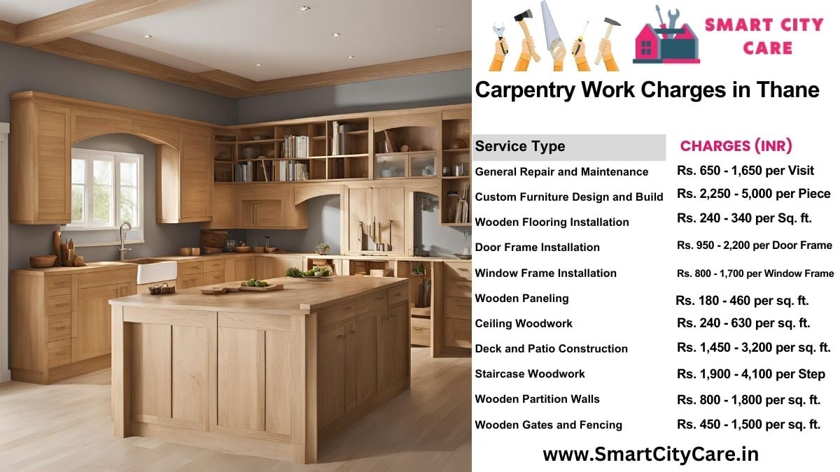 Carpentry Work Charges list in Thane