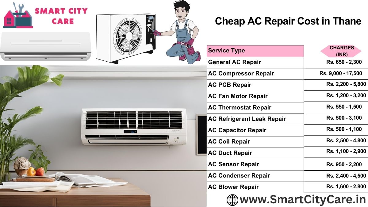 Cheap AC repair Cost list in Thane