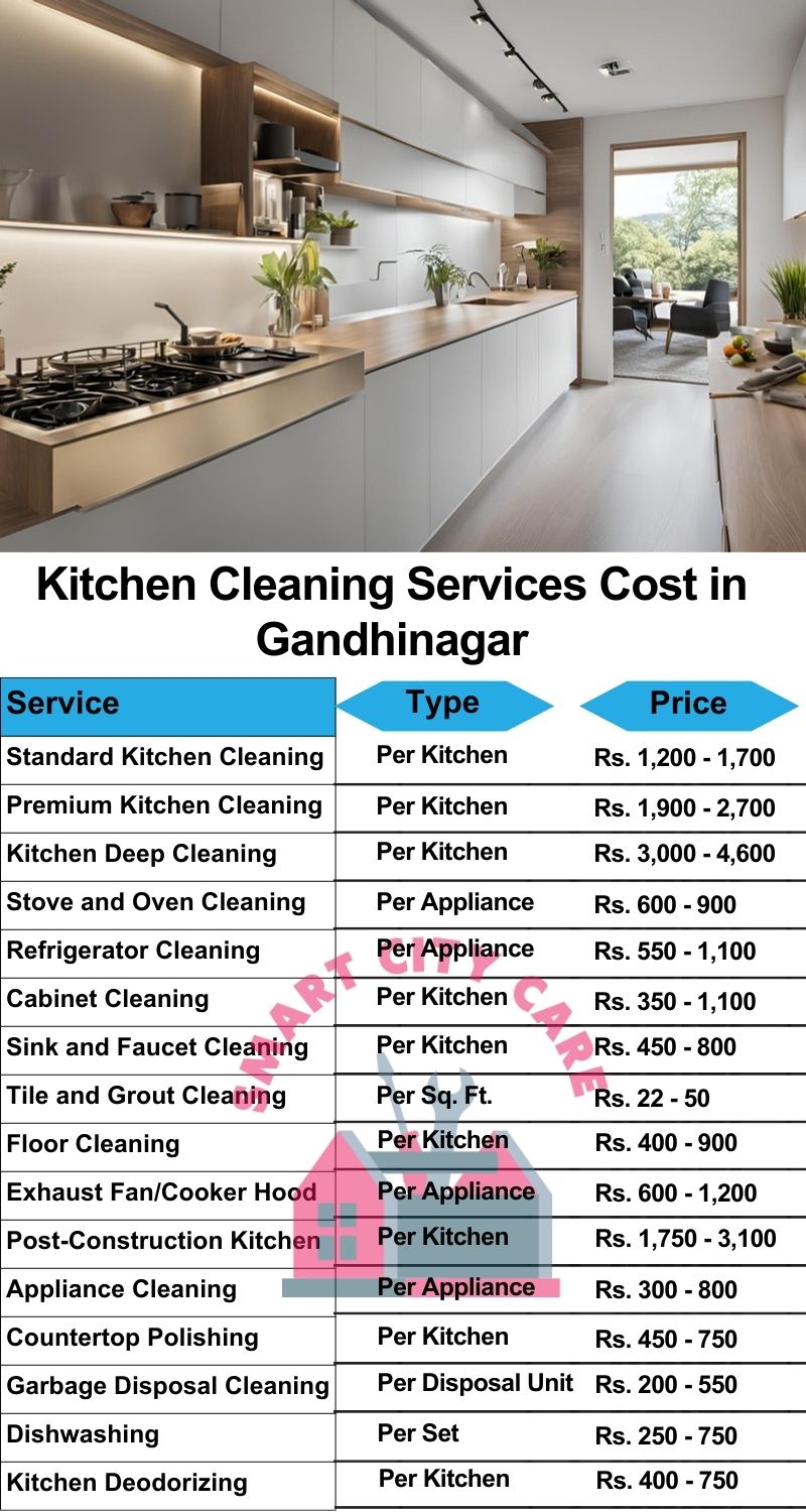 Kitchen cleaning services Gandhinagar price list