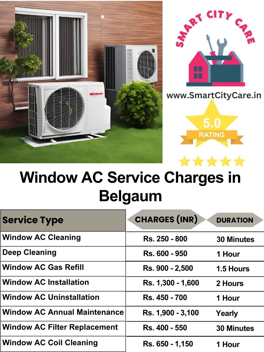 Window AC Service Charges list in Belgaum