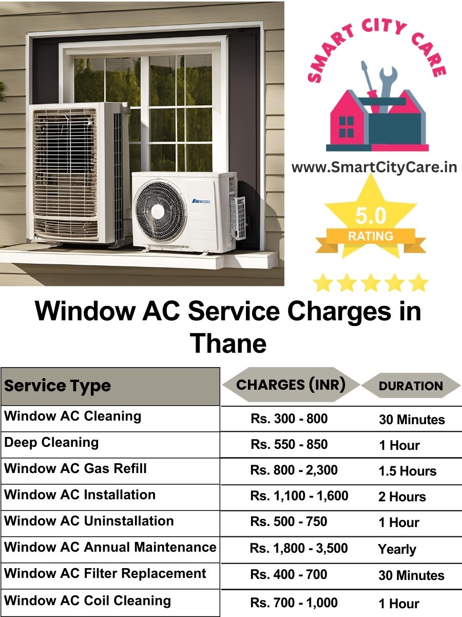 Window AC Service Charges list in Thane