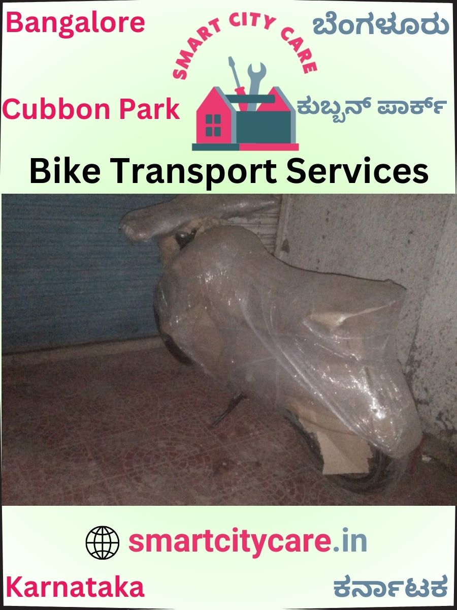 Bike moving cost by road and train in Cubbon Park, Bangalore