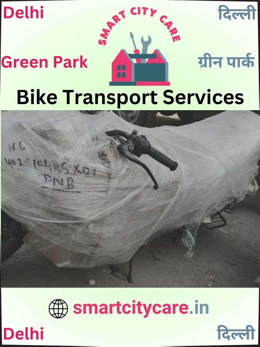 Bike moving cost by road and train in Green Park, Delhi