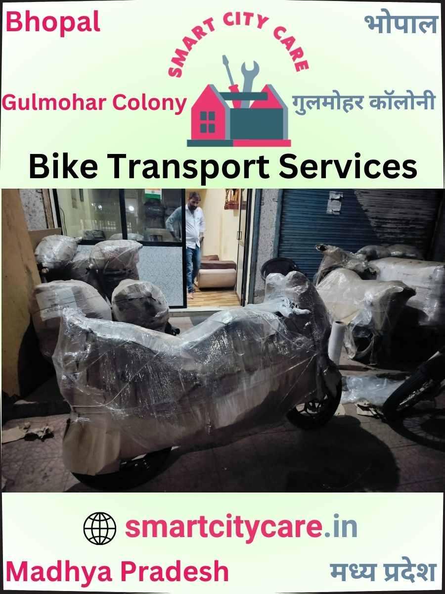 Expert Bike Transport in Gulmohar Colony for Secure Vehicle Relocation