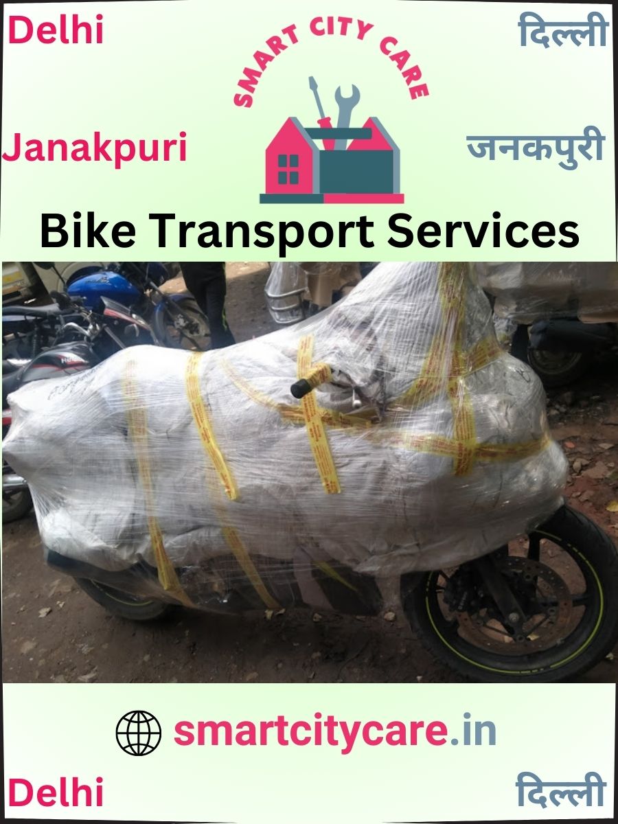 Bike moving cost by road and train in Janakpuri, Delhi