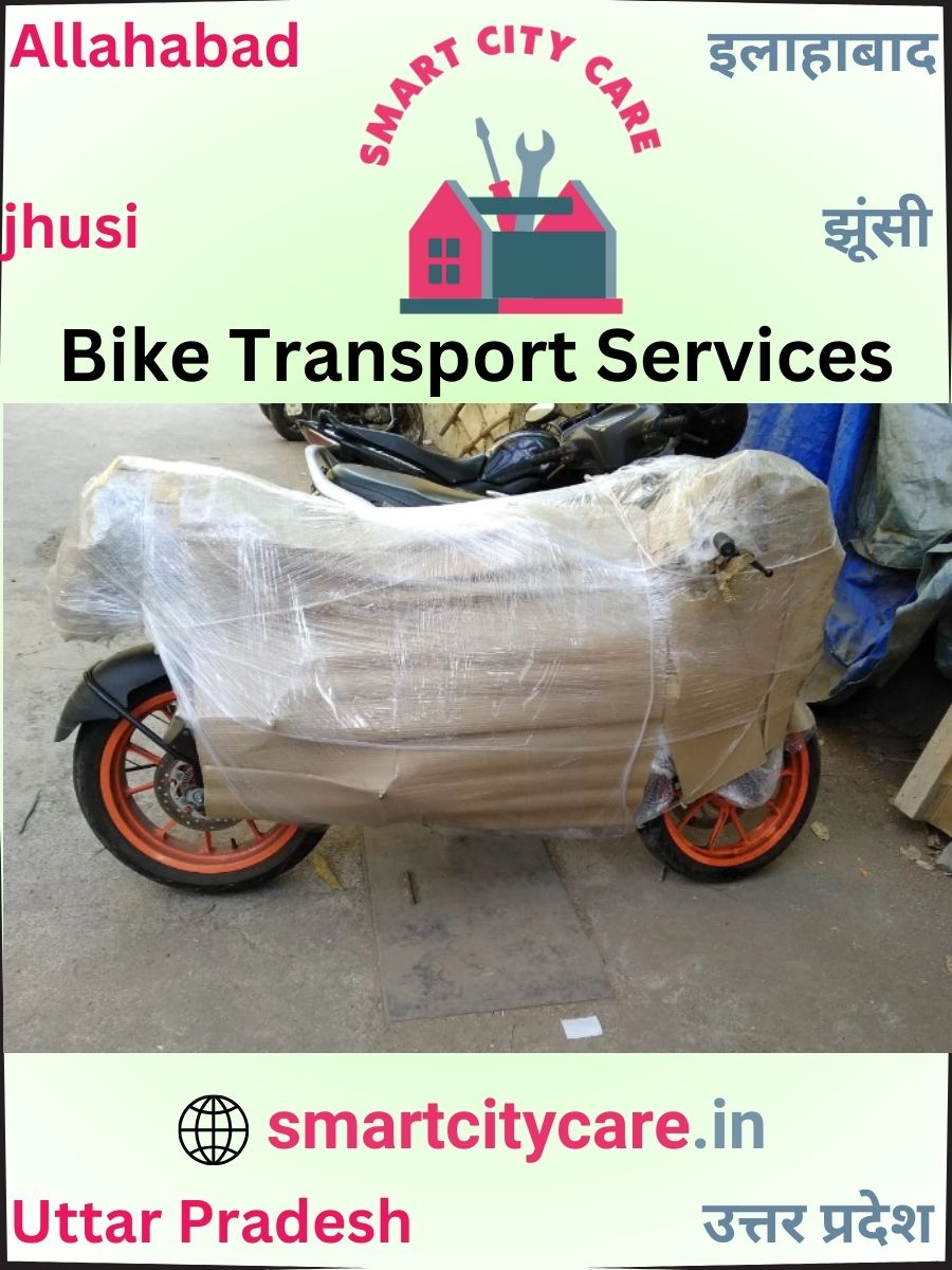 Expert Bike Transport in jhusi for Secure Vehicle Relocation