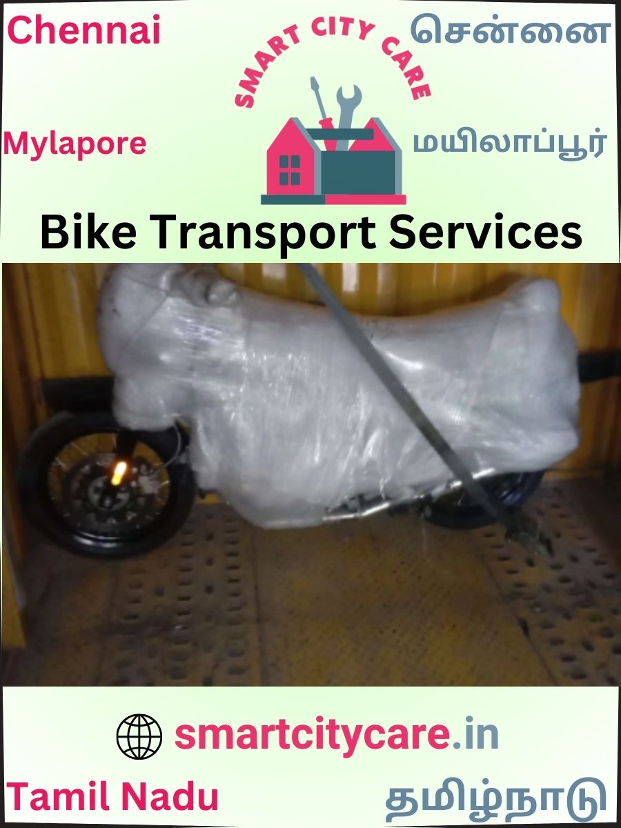 Bike moving cost by road and train in Mylapore, Chennai