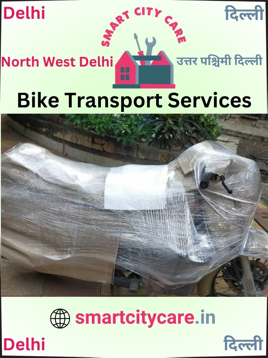 Bike moving cost by road and train in North West Delhi, Delhi