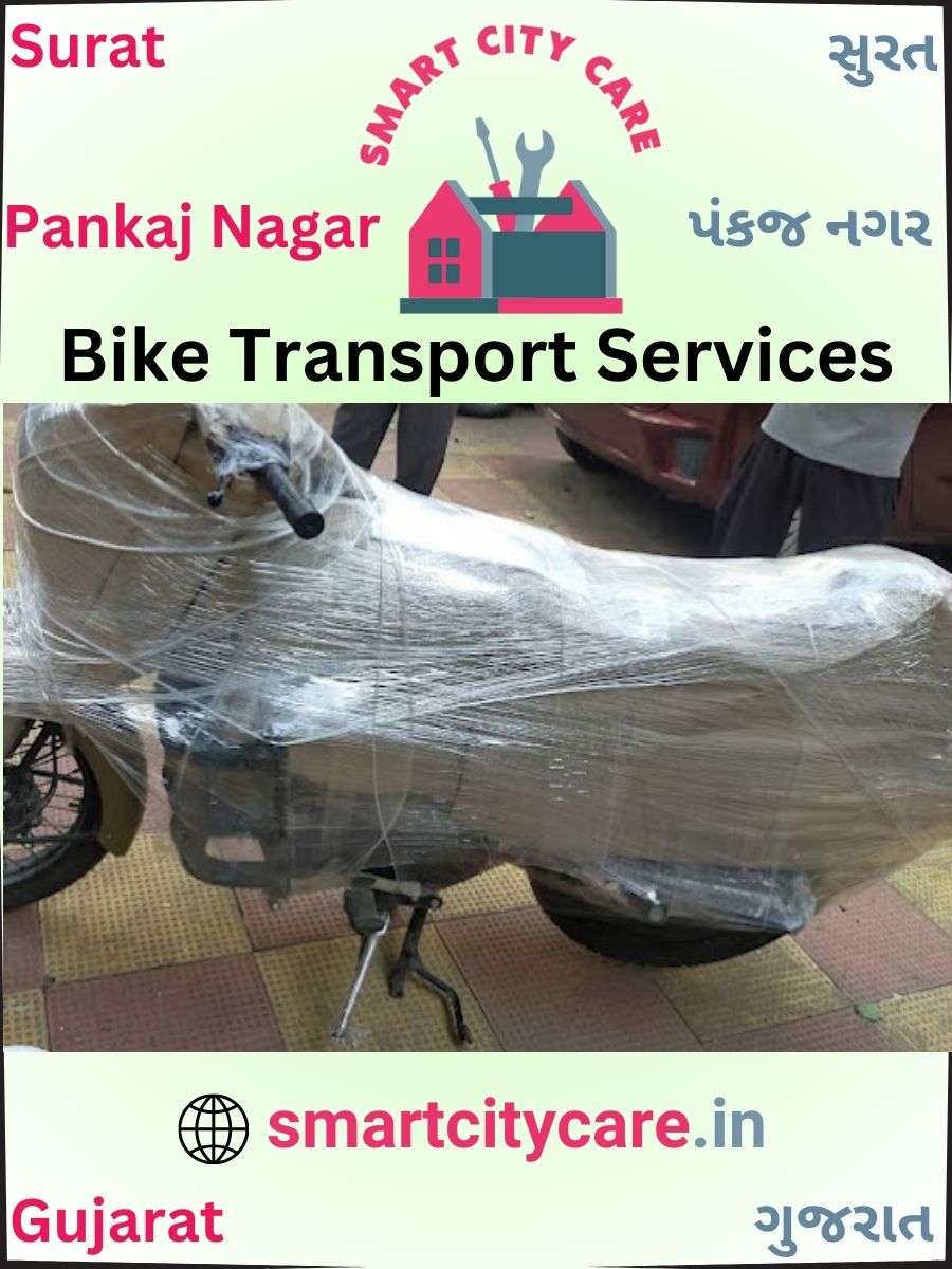 Bike moving cost by road and train in Pankaj Nagar, Surat