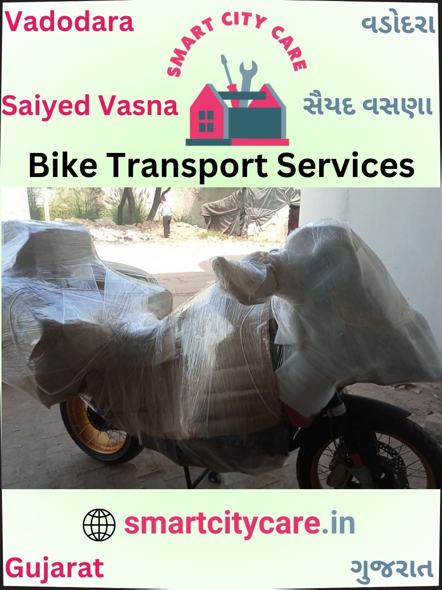 Bike moving cost by road and train in Saiyed Vasna, Vadodara