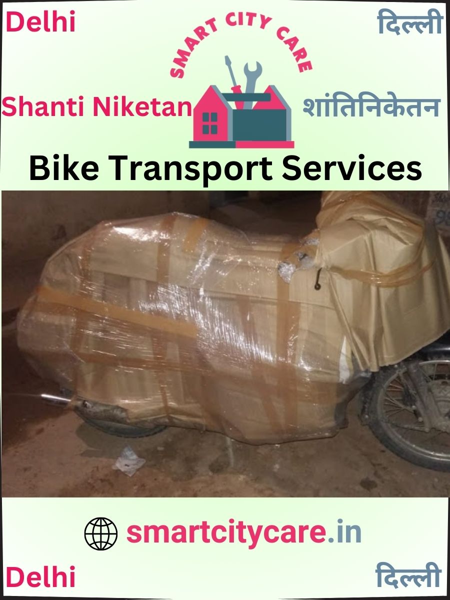 Bike moving cost by road and train in Shanti Niketan, Delhi