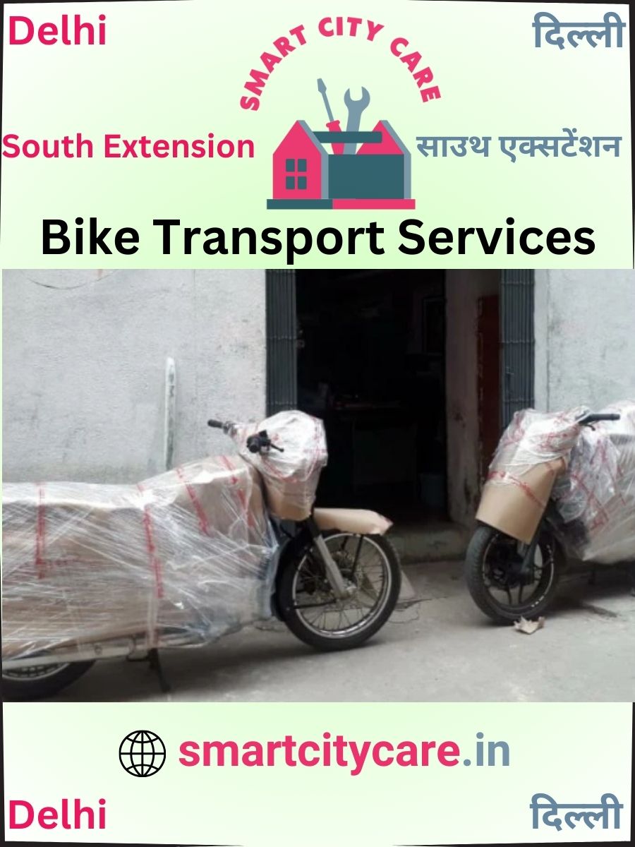 Bike moving cost by road and train in South Extension, Delhi