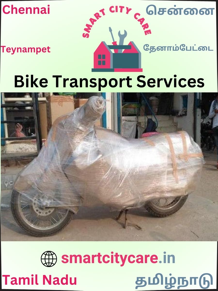 Bike moving cost by road and train in Teynampet, Chennai