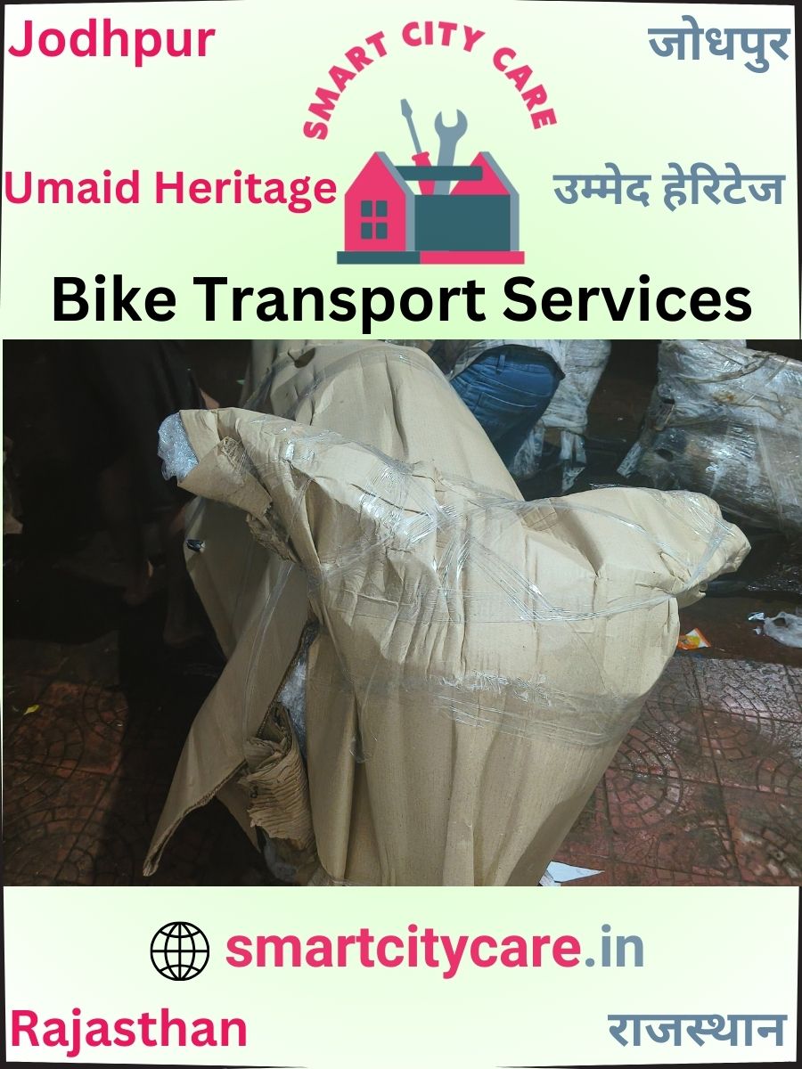 Bike moving cost by road and train in Umaid Heritage, Jodhpur