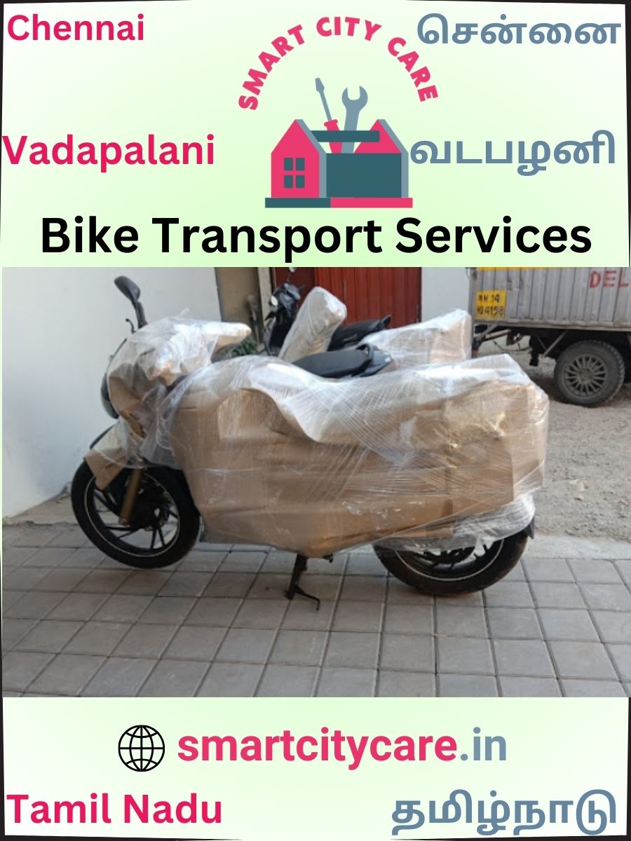 Bike moving cost by road and train in Vadapalani, Chennai