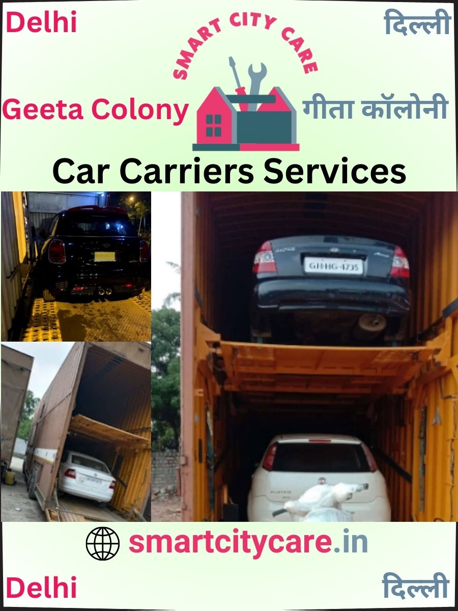Car carrier services in Geeta Colony, Delhi