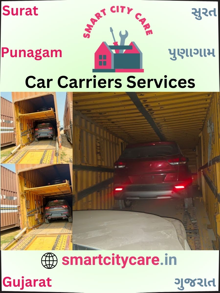Car carrier services in Punagam, Surat