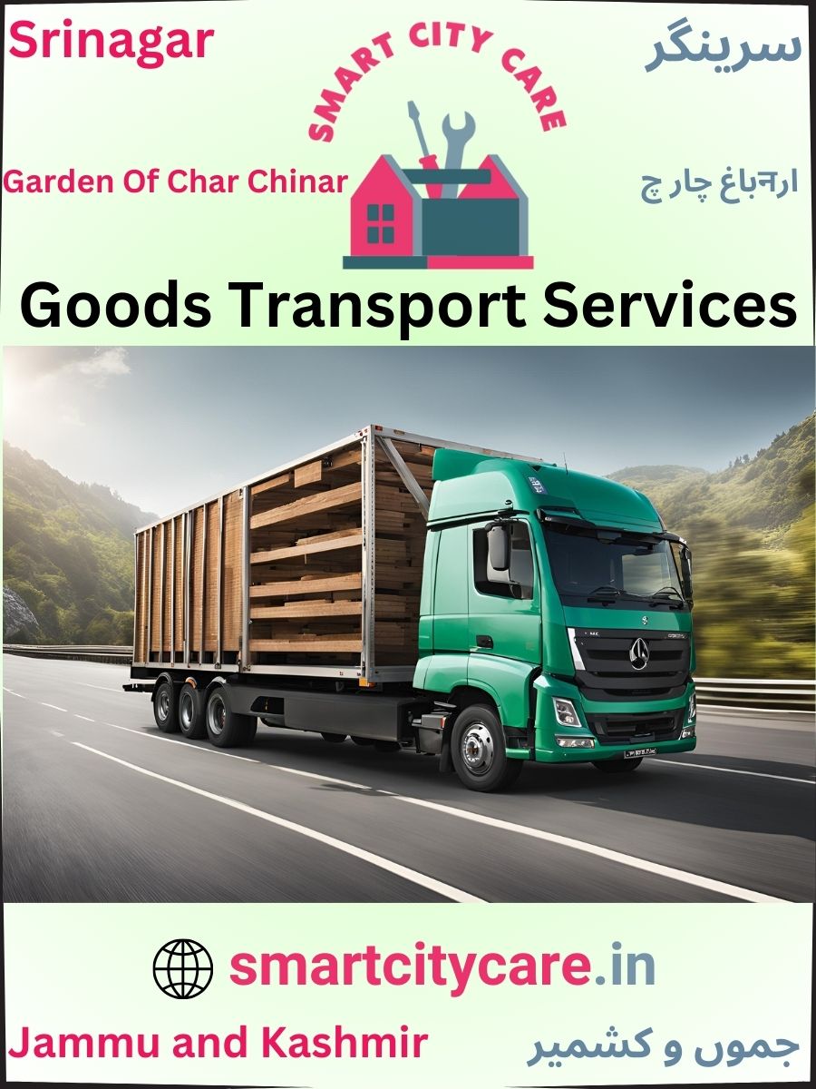 Expert Goods Transport in Garden Of Char Chinar for All Business Needs