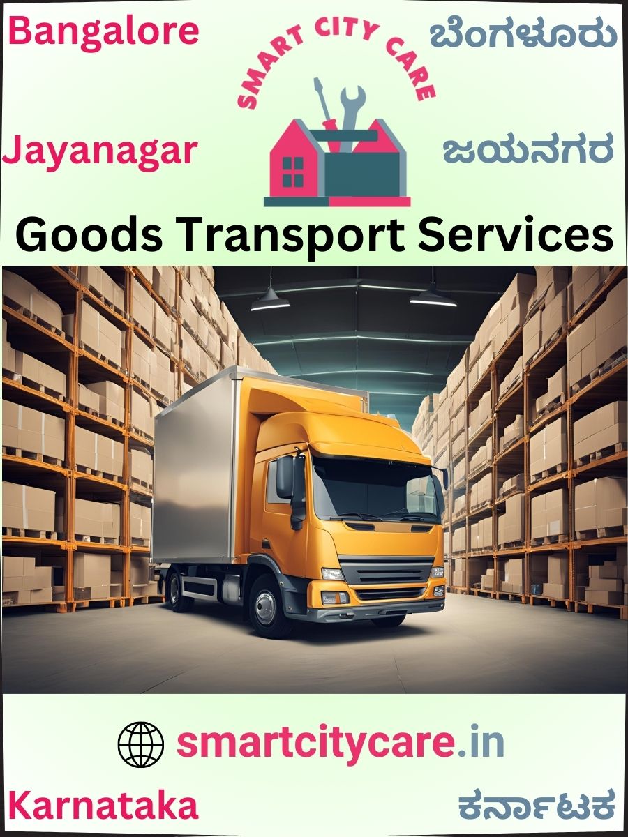 Affordable goods transport in Jayanagar, Bangalore
