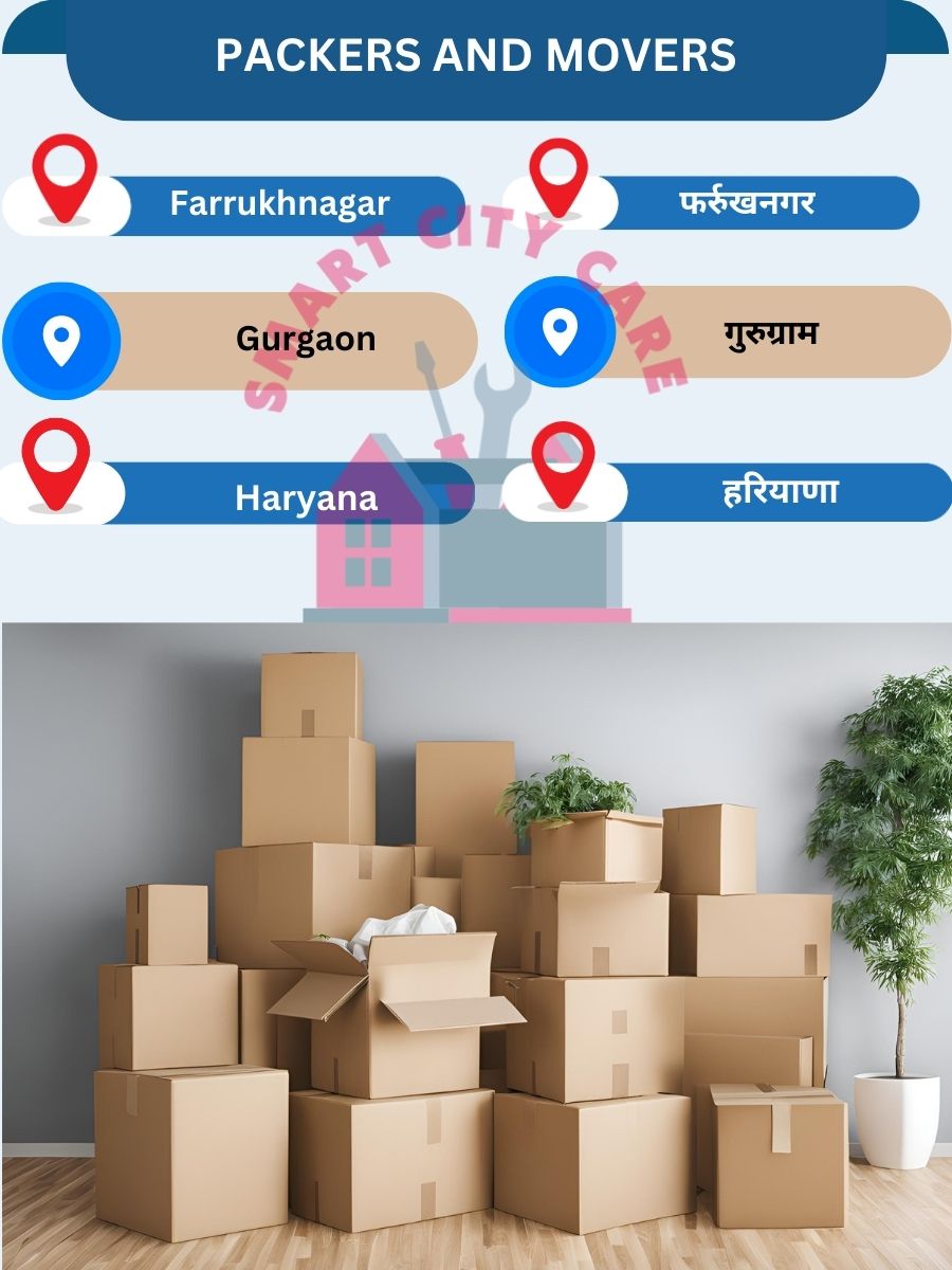 Best packers and movers in Farrukhnagar, Gurgaon