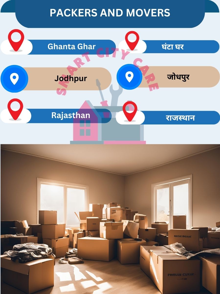 Packing and moving services in Ghanta Ghar, Jodhpur