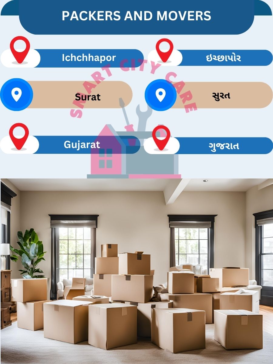 Packing and moving services in Ichchhapor, Surat
