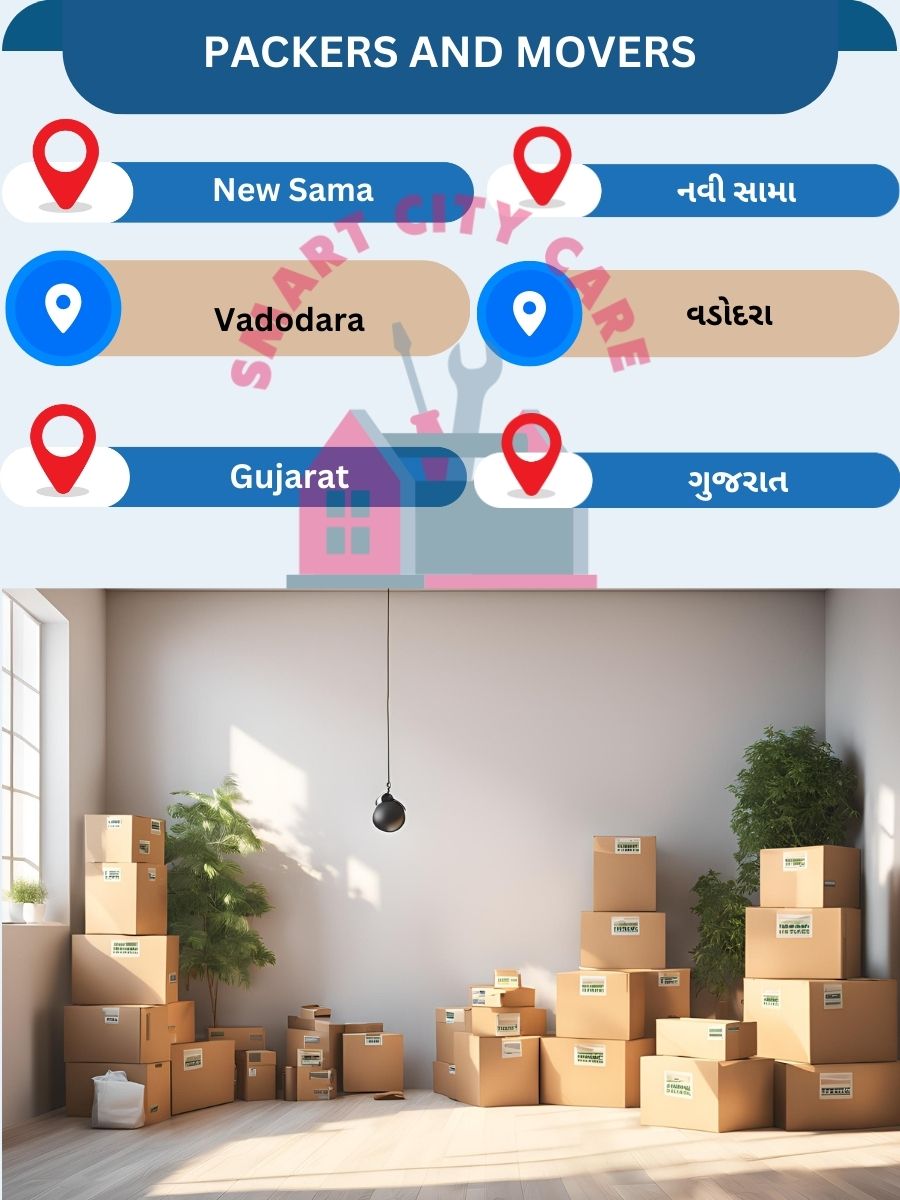 Packing and moving services in New Sama, Vadodara