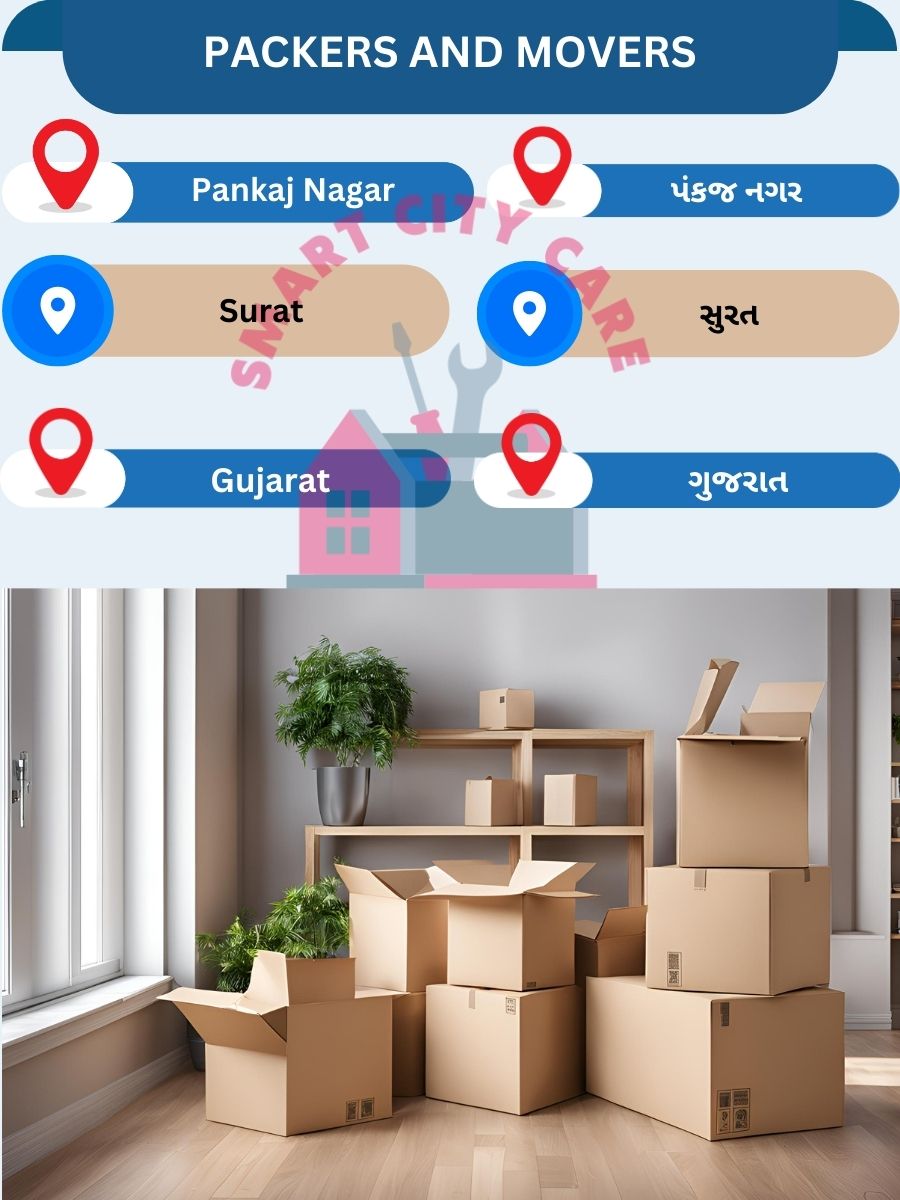 Packing and moving services in Pankaj Nagar, Surat