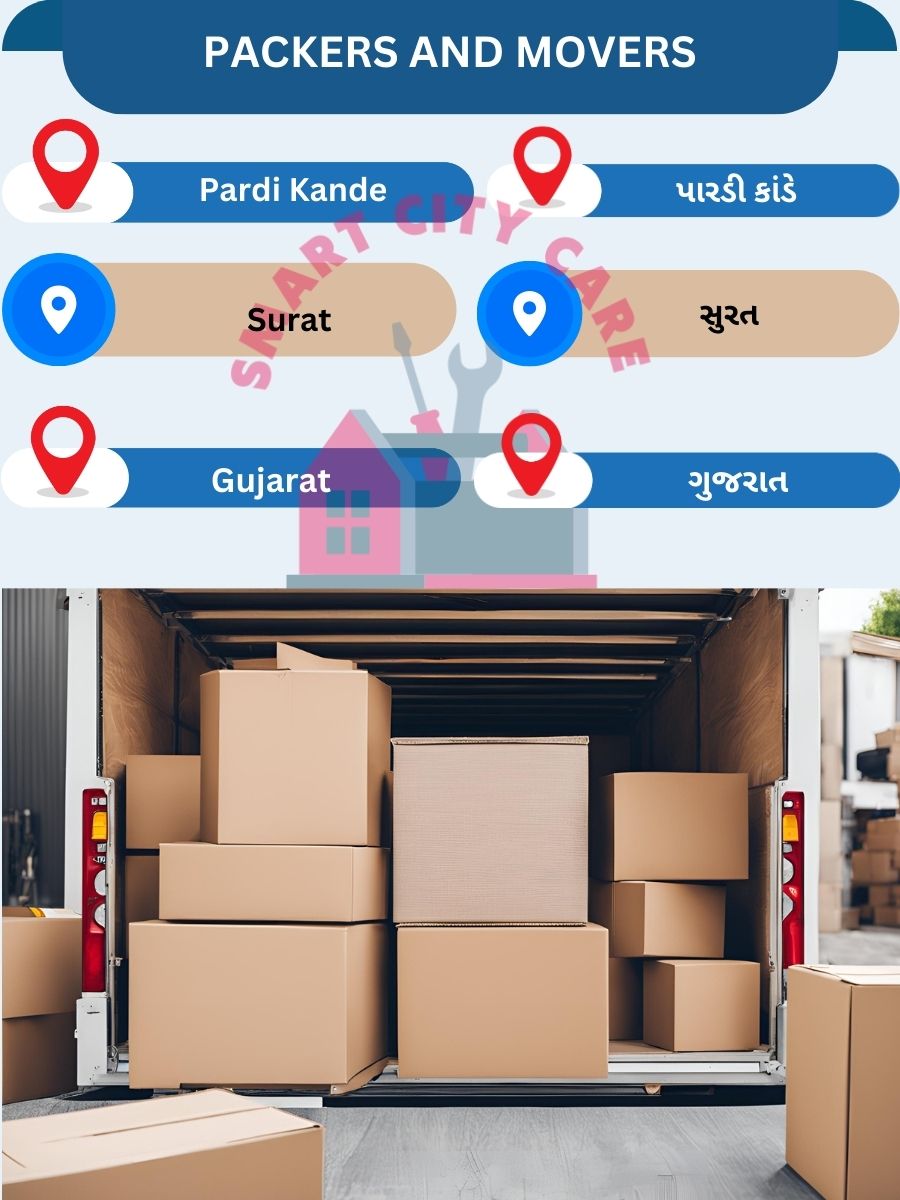 Packing and moving services in Pardi Kande, Surat