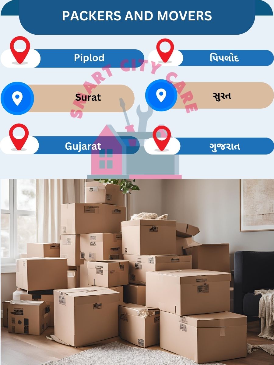 Packing and moving services in Piplod, Surat
