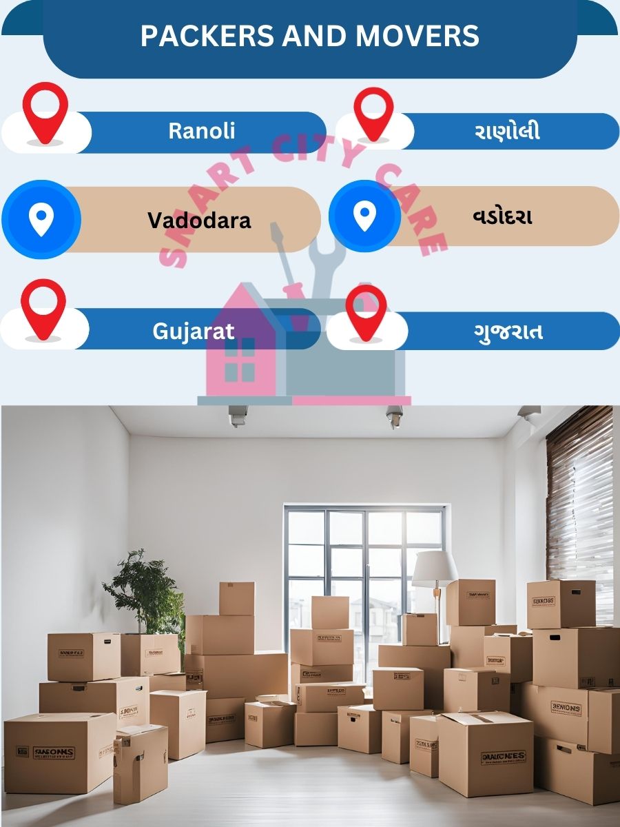 Packing and moving services in Ranoli, Vadodara