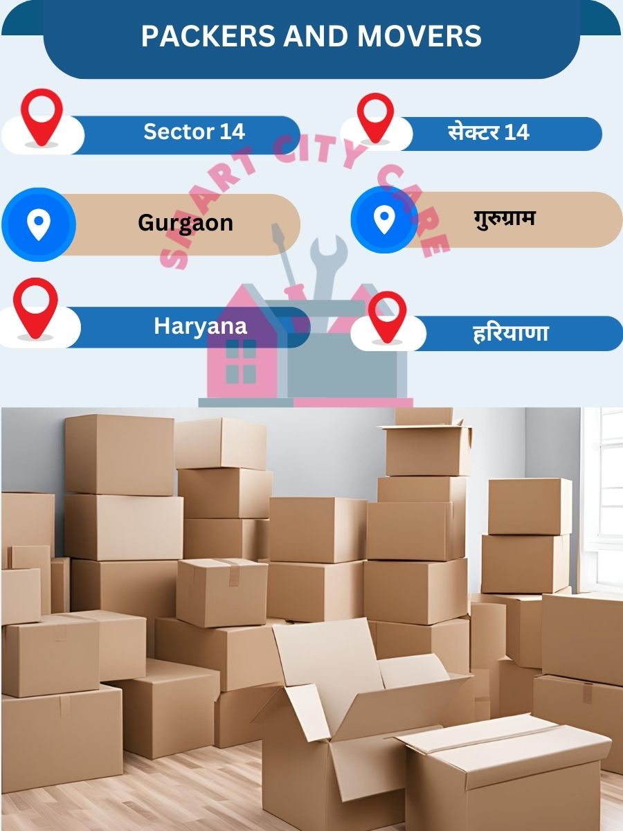 Packing and moving services in Sector 14, Gurgaon