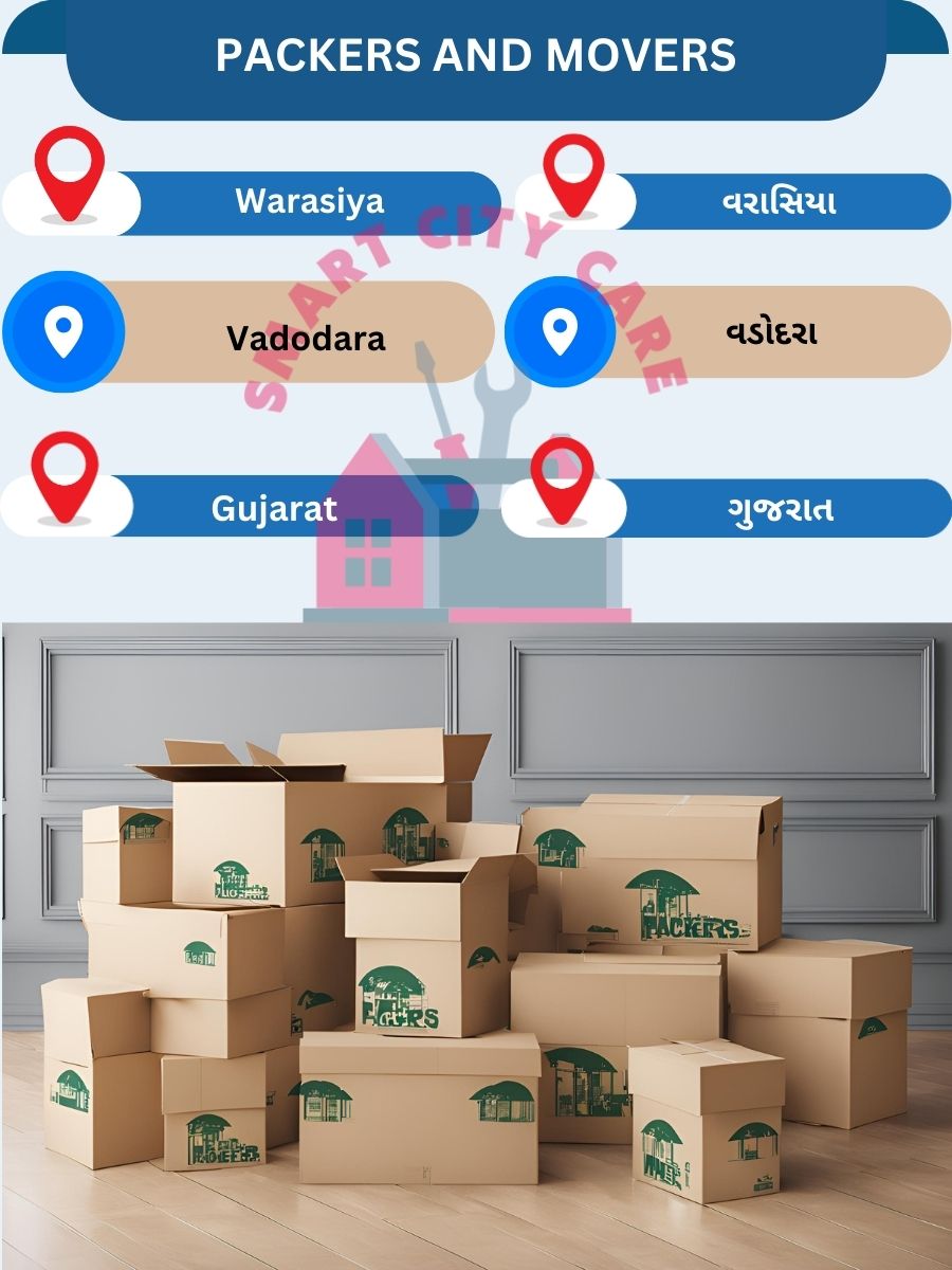 Packing and moving services in Warasiya, Vadodara