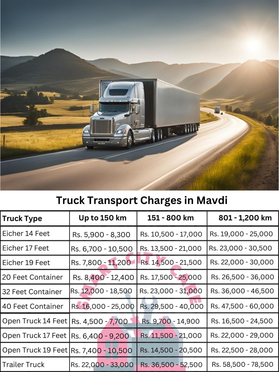 Truck Transport Charges in Mavdi
